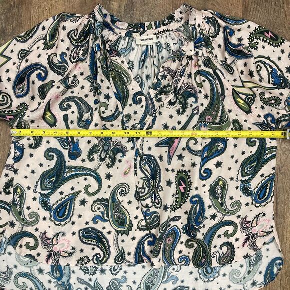 Zadig & Voltaire Multicolor Paisley Blouse - Picture 4 of 7